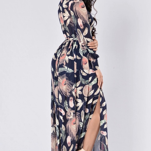 Navy Maxi Dress - Picture 2 of 2